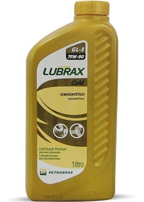 Óleo de Câmbio Manual Lubrax 75W90 Gold API GL-5 Semissintético 1L