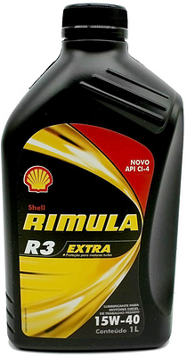 Óleo de Motor Diesel Shell 15W40 Rimula R3 Extra API CI-4 Mineral 1L