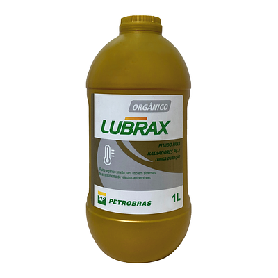 Aditivo de Radiador Lubrax Rosa Diluido Pronto Uso Orgânico PC-2 Embalagem Dourada 1L