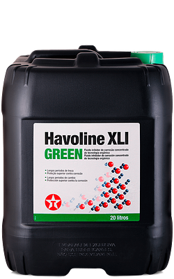 Aditivo de Radiador Texaco Havoline XLI Green 1:10 A 1:20 Concentrado 20L
