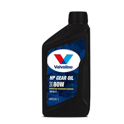 Óleo de Transmissão Valvoline 80W HP Gear Oil API GL-4 Mineral 1L