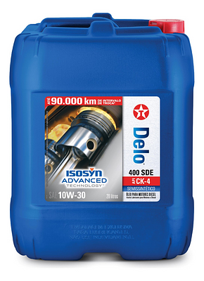 Óleo de Motor Diesel Texaco 10W30 Delo 400 SDE API CK-4 Semissintético 20L