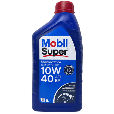 Óleo de Motor Mobil 10W40 Super 2000 X3 Flex Api SP Semissintético 1L