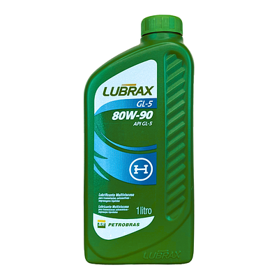 Óleo de Câmbio Manual Lubrax 80W90 API Gl-5 Mineral 1L