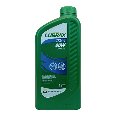 Óleo de Câmbio Manual Lubrax 80W TRM 4-80 API Gl-4 Mineral 1L