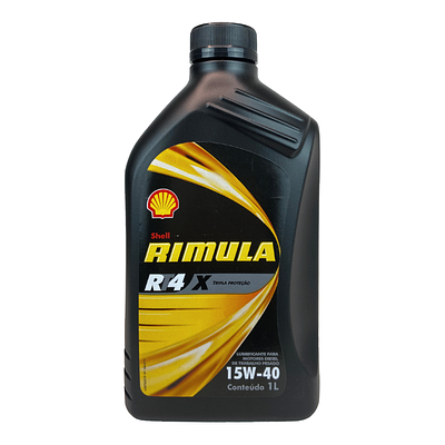 Óleo de Motor Diesel Shell 15W40 Rimula RT4X API CI-4 Mineral 1L