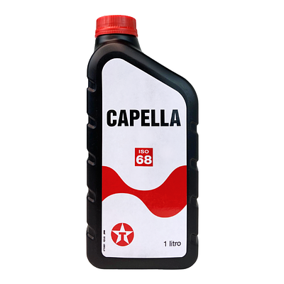 Óleo Industrial Texaco Capella Iso 68 Compsor RF 68 Mineral 1L