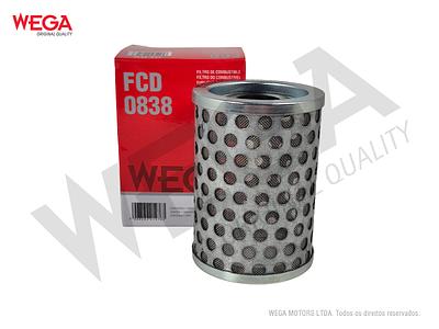 Filtro de Combustível Diesel Refil Wega FCD0838