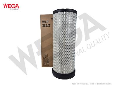 Filtro de Ar Secundário Wega WAP386/S