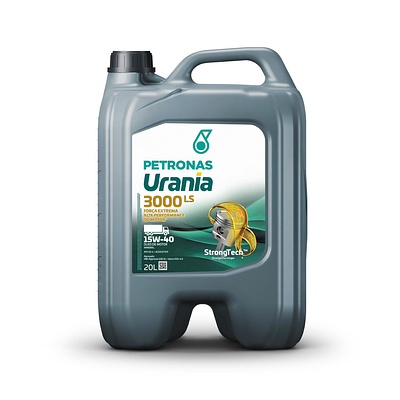 Óleo de Motor Diesel Petronas 15W40 Urania 3000 LS CK-4 API Ck-4 Mineral 20L
