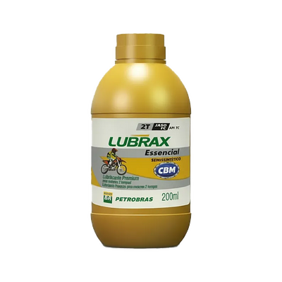 Óleo de Motor Lubrax 2T Jaso FC Essencial FC Moto Semissintético 200ML
