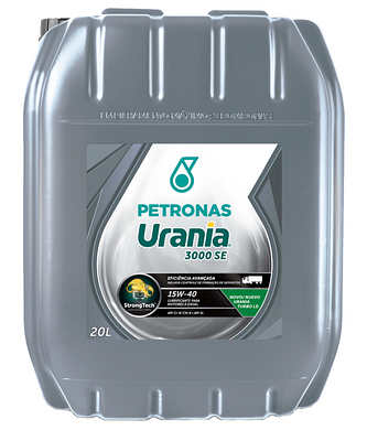 Óleo de Motor Diesel Petronas 15W40 Urania 3000 Acea E7 API CI-4 Mineral 20L