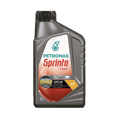 Óleo de Motor Moto 4T Petronas 10W30 Sprinta F500 Jaso MA2 Api SL Semissintético 1L