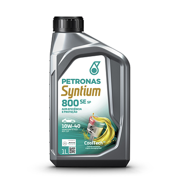 Óleo de Motor Petronas 10W40 Syntium 800 SE API SP Semissintético 1L