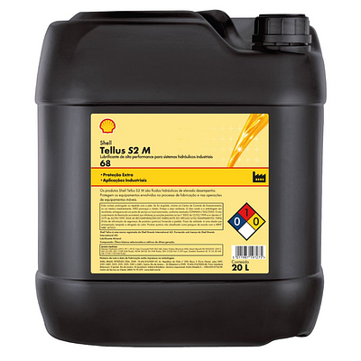 Óleo Hidráulico Shell Tellus S2 M ISO 68 Mineral 20L