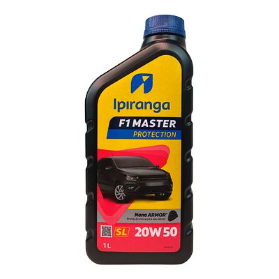 Óleo de Motor Ipiranga 20W50 F1 Master Protection Api SL Mineral 1L