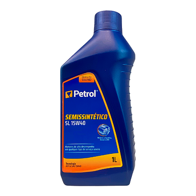 Óleo de Motor Petrol 15W40 Xisto Long Life Api SL Semissintético 1L