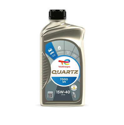 Óleo de Motor Total 15W40 Quartz 7000 Api SN Semissintético 1L