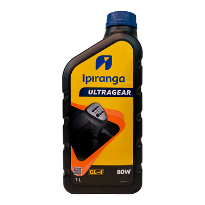 Óleo de Câmbio Manual Ipiranga 80W Ultragear Mb API Gl-4 Mineral 1L