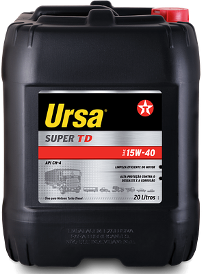 Óleo de Motor Diesel Texaco 15W40 Ursa Super Td API Ch-4 Mineral 20L