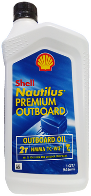 Óleo de Motor Shell 2T Nautilus TCW3 Semissintético 1L