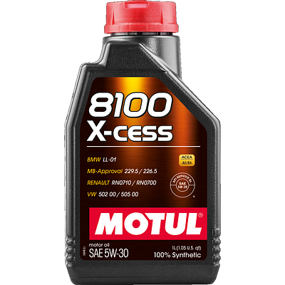 Óleo de Motor Motul 5W30 8100-X-Cess API Sn Sintético 1L