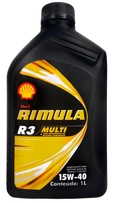 Óleo de Motor Diesel Shell 15W40 Rimula R3 Multi API CH-4 Mineral 1L