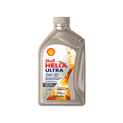 Óleo de Motor Diesel Shell 5W30 Helix Ultra Ect Acea C2 API SN Sintético 1L
