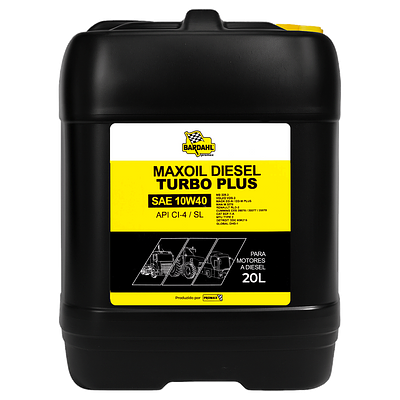 Óleo de Motor Diesel Bardahl 10w40 Maxoil Turbo Plus API CI-4/SL Mineral 20L