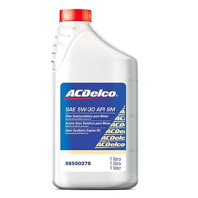 Óleo de Motor Ac Delco 5W30 98550378 Api SM Semissintético 1L