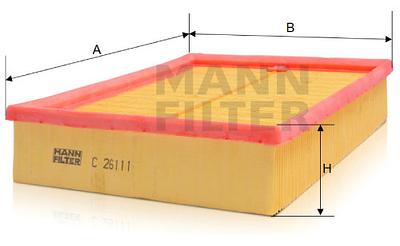Filtro de Ar Mann C26111