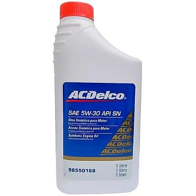 Óleo de Motor Ac Delco 5W30 98550168 Api SN Sintético 1L