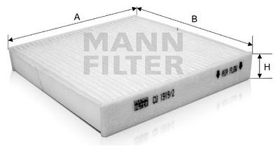 Filtro de Cabine Mann CU1919/2