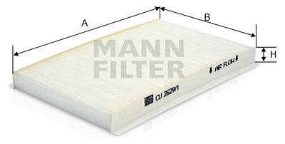 Filtro de Cabine Mann CU2629/1