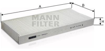 Filtro de Cabine Mann CU3554