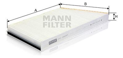 Filtro de Cabine Mann CU3448/1