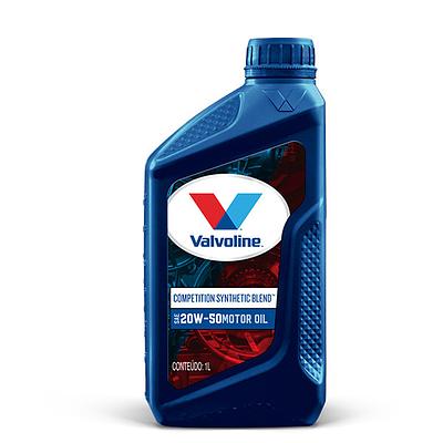Óleo de Motor Valvoline 20W50 Competition Synthetic Blend API SL Semissintético 1L
