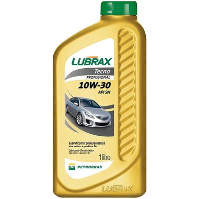 Óleo de Motor Lubrax 10W30 Tecno Profissional API SN Semissintético 1L