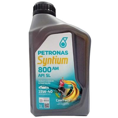 Óleo de Motor Petronas 15W40 Syntium 800 AM API SL Semissintético 1L