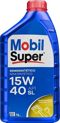 Óleo de Motor Mobil 15W40 2000 X1 Api SL Semissintético 1L