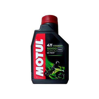Óleo de Motor Moto 4T Motul 10W30 5000+ HC-Tech Jaso MA2 Api SM Semissintético 1L