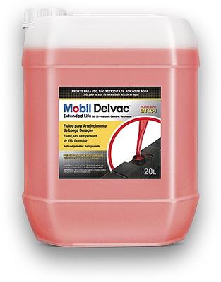 Aditivo de Radiador Mobil Delvac Extended Life Diluído Pronto para Uso Rosa 20L