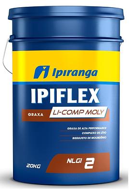 Graxa Ipiranga Ipiflex LI Comp Moly Litholine EP 2G Cinza 20kg
