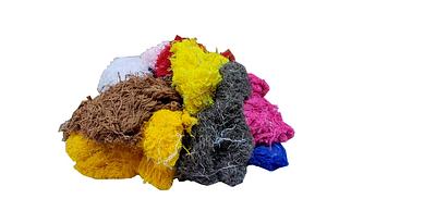 Estopa Colorida Fina para Limpeza/Polimento Automotivo 1KG