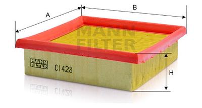 Filtro de Ar Mann C1428