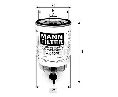 Filtro de Combustível Mann WK1040