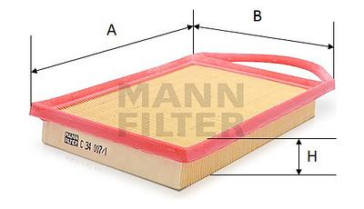 Filtro de Ar Mann C34007/1