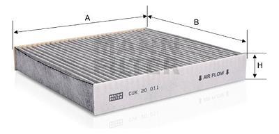 Filtro de Cabine Mann CUK20011