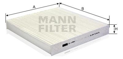 Filtro de Cabine Mann CU2358/1