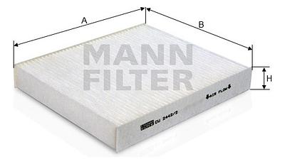 Filtro de Cabine Mann CU2442/2